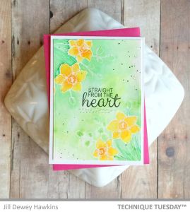 Technique Tuesday - Ideas and Inspiration Blog: 3 Stamped Watercolor  Greeting Cards - Tutorials